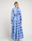 Meredith Floral Dress Blue