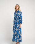 Luciana Dragon Dress Navy