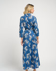 Luciana Dragon Dress Navy