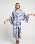 Anisa Ikat Kimono Lilac