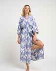 Anisa Ikat Kimono Lilac