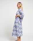 Anisa Ikat Kimono Lilac