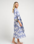 Anisa Ikat Kimono Lilac