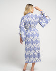 Anisa Ikat Kimono Lilac