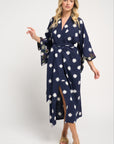 Anisa Ikat Kimono Blue