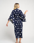 Anisa Ikat Kimono Blue