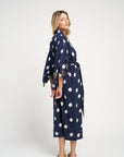 Anisa Ikat Kimono Blue