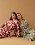 Anisa Ikat Kimono Pink