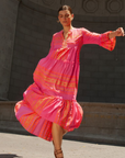 Catalina Long Dress II Fucshia