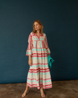 Catalina Long Dress II Pink / Blue