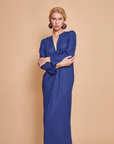 FLAVIA LONG SHIRT DRESS BLUE CLARA