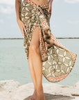 Giada Pareo Skirt Brown