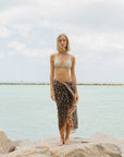 Greta Pareo Skirt Black