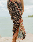 Greta Pareo Skirt Black