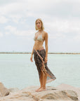 Greta Pareo Skirt Black