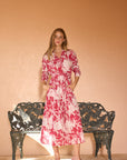 Luciana Dress Burgandy