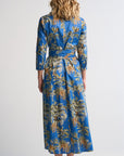Monica Jungle Dress Blue