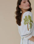 Halle Dress White
