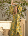 Monica Monkees Dress Yellow