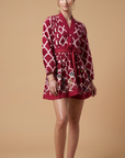 Ada Kimono Short dress Red