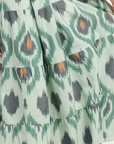 Ariel Ikat Dress Green