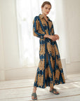 Luciana Tibet Dress Blue