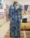 Monica Jungle Dress Blue