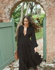 Victorian Long Dress Black