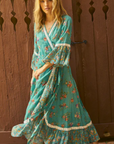 Triangulum Wrap Dress