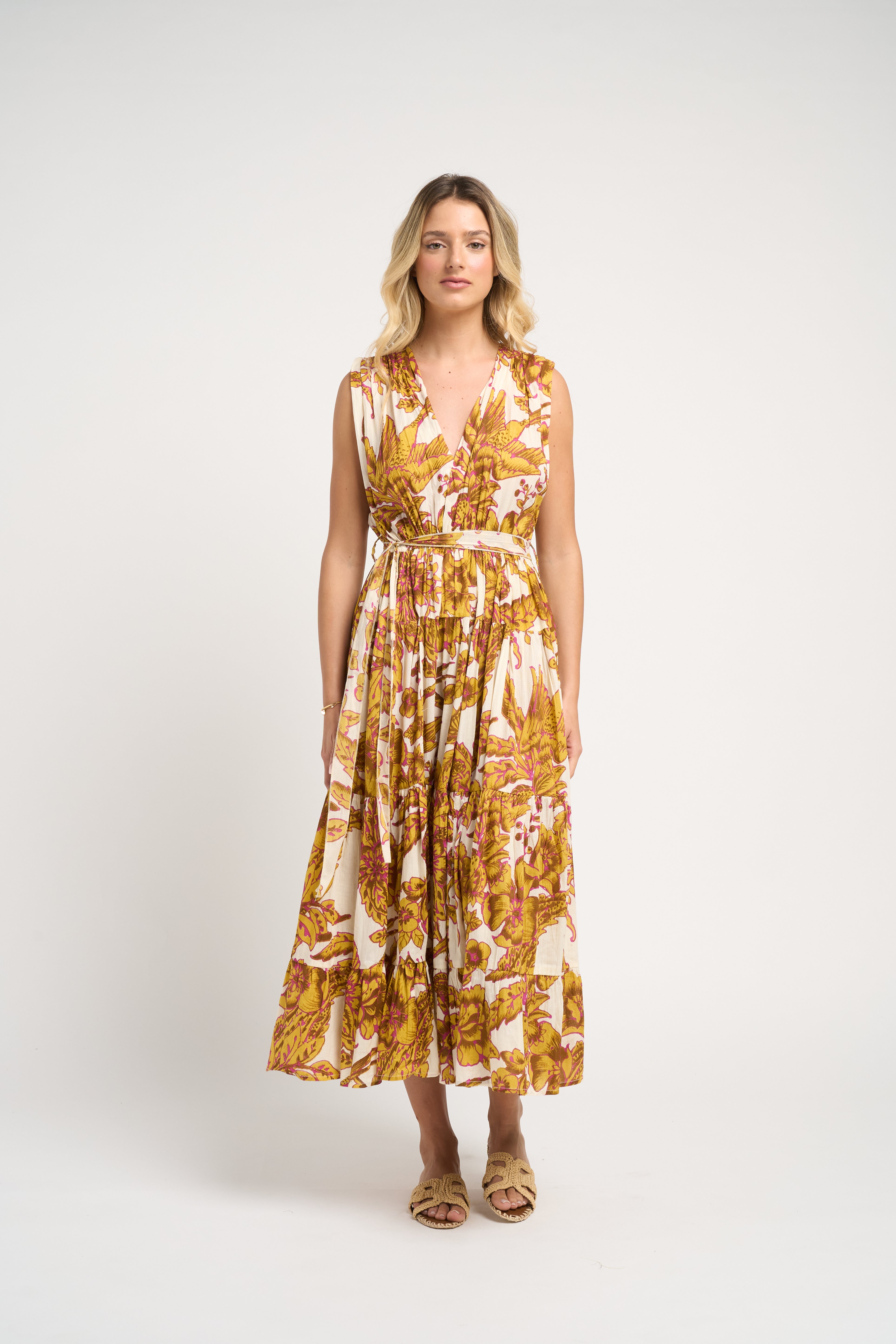 Emilia Dress Mustard