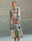 Atira Ikat Dress Multi