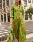 Luciana Tibet Dress Green