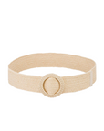 Raffia Circle Belt