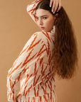 Meredith Ikat Dress Orange