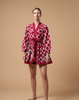 Ada Kimono Short dress Red