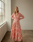 Meredith Ikat Red