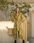 Monica Monkees Dress Yellow