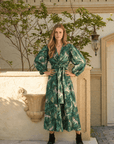 Monica Monkees Dress Green