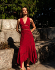 Stefania Ruby Dress