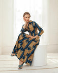 Luciana Tibet Dress Blue