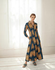 Luciana Tibet Dress Blue