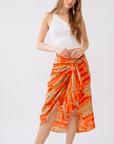 Tibet Pareo Skirt - Orange