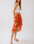 Tibet Pareo Skirt - Orange