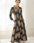 Luciana Tibet Dress Blue