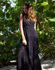 Serena Long Dress Black